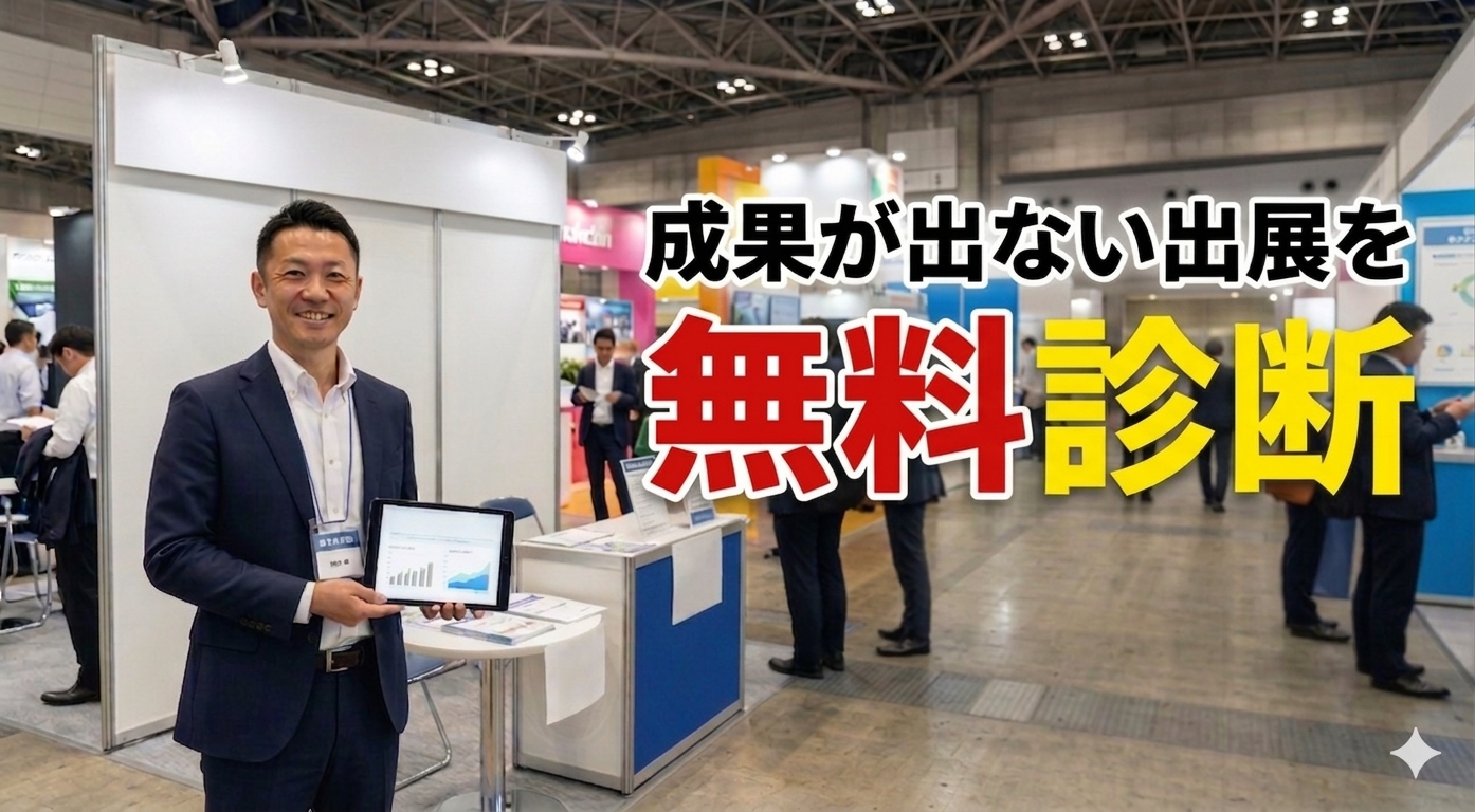 での様出展ブースにおける集客の様子
