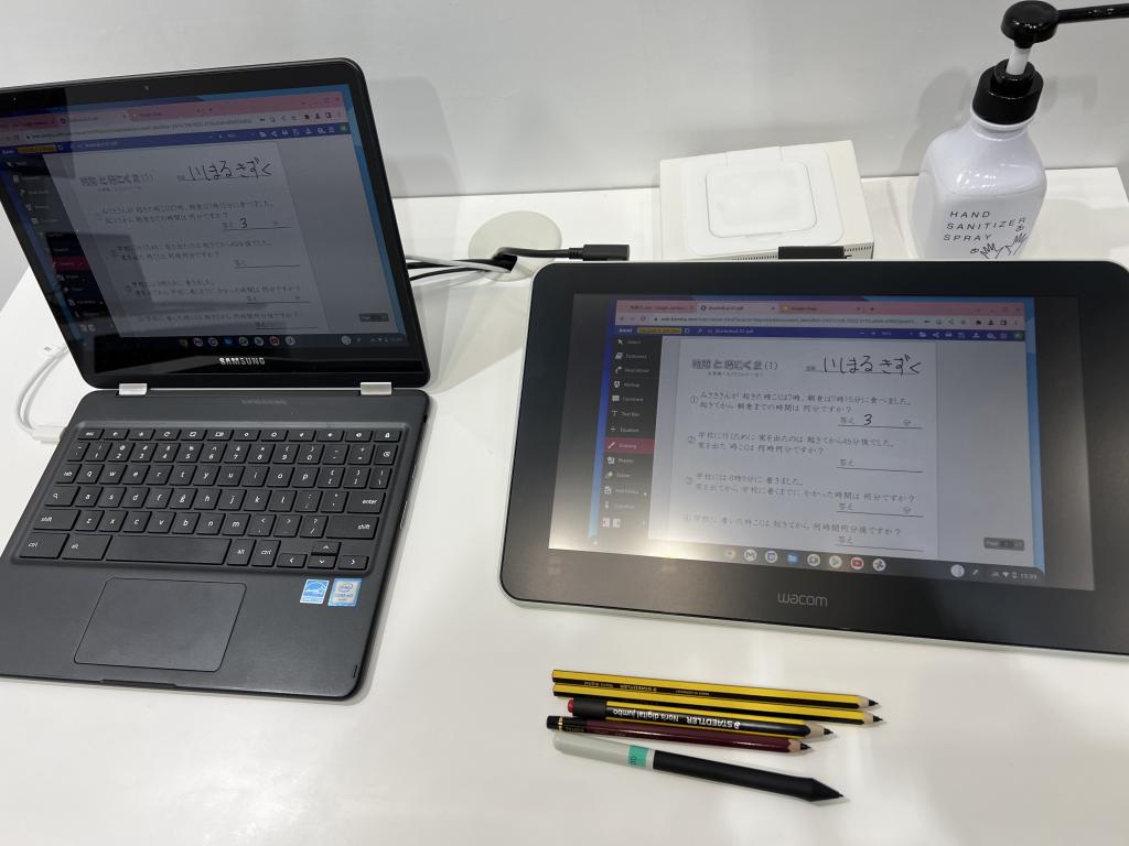 ワコムのブース写真1