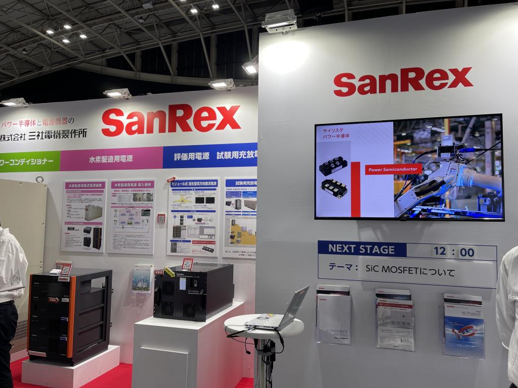 三社電機製作所のブース写真1