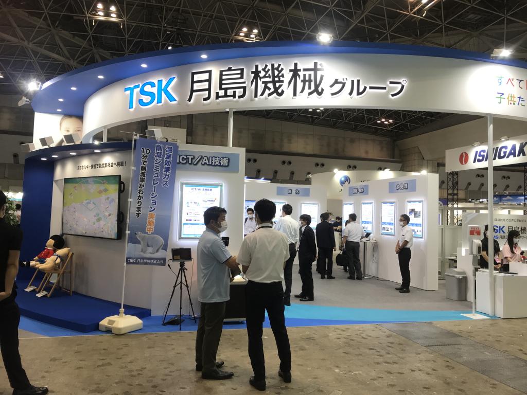 月島機械のブース写真1