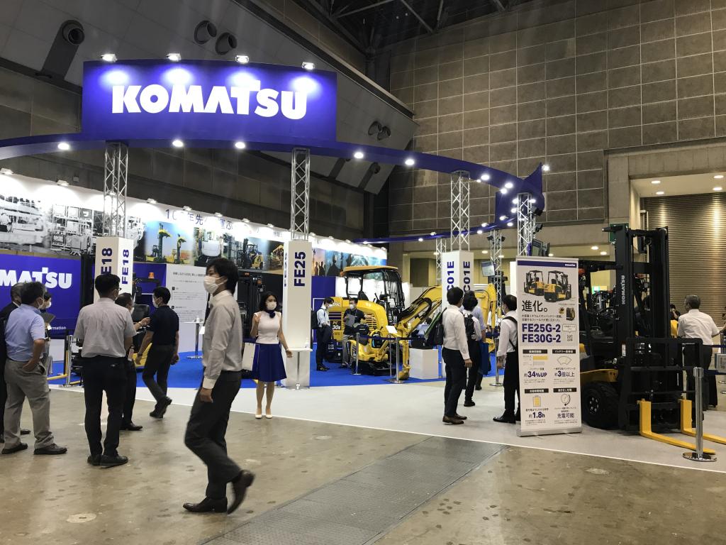 コマツのブース写真1