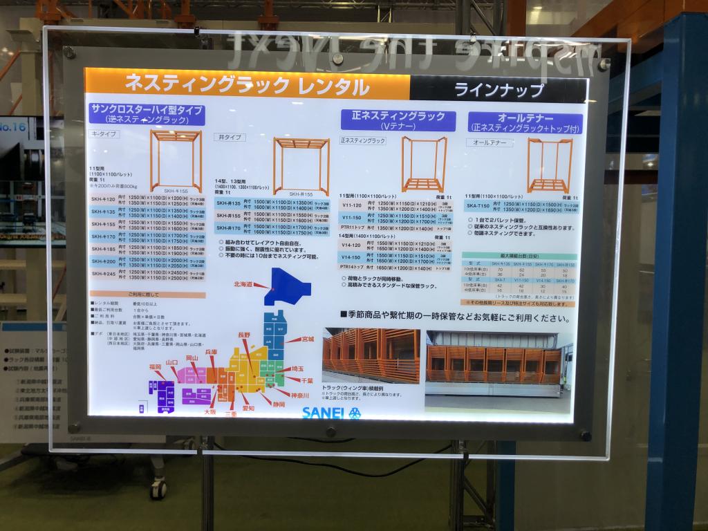 三栄マテハンのブース写真1