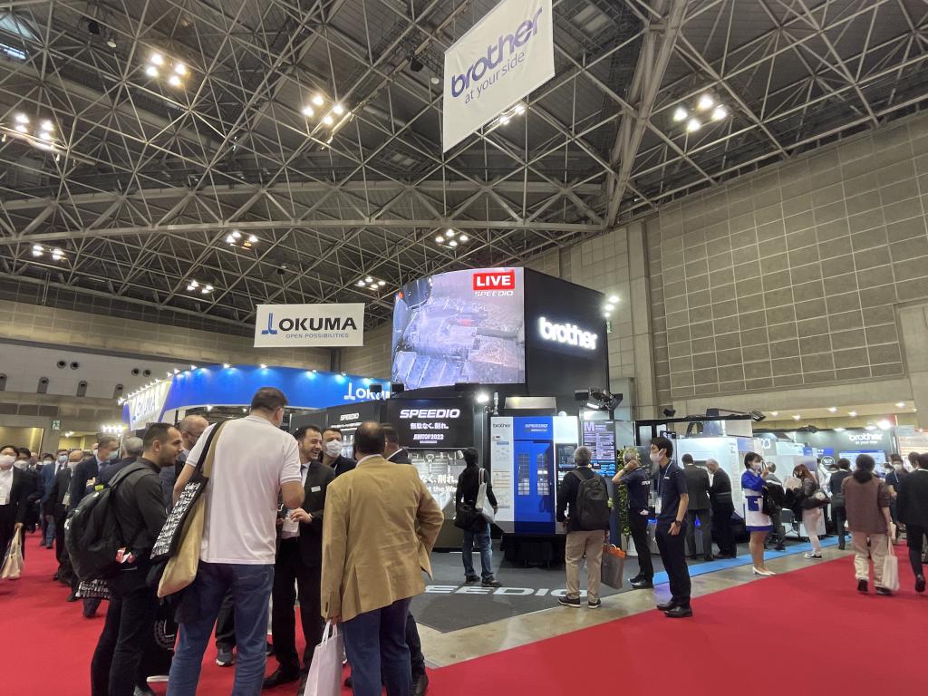 ブラザー工業のブース写真1