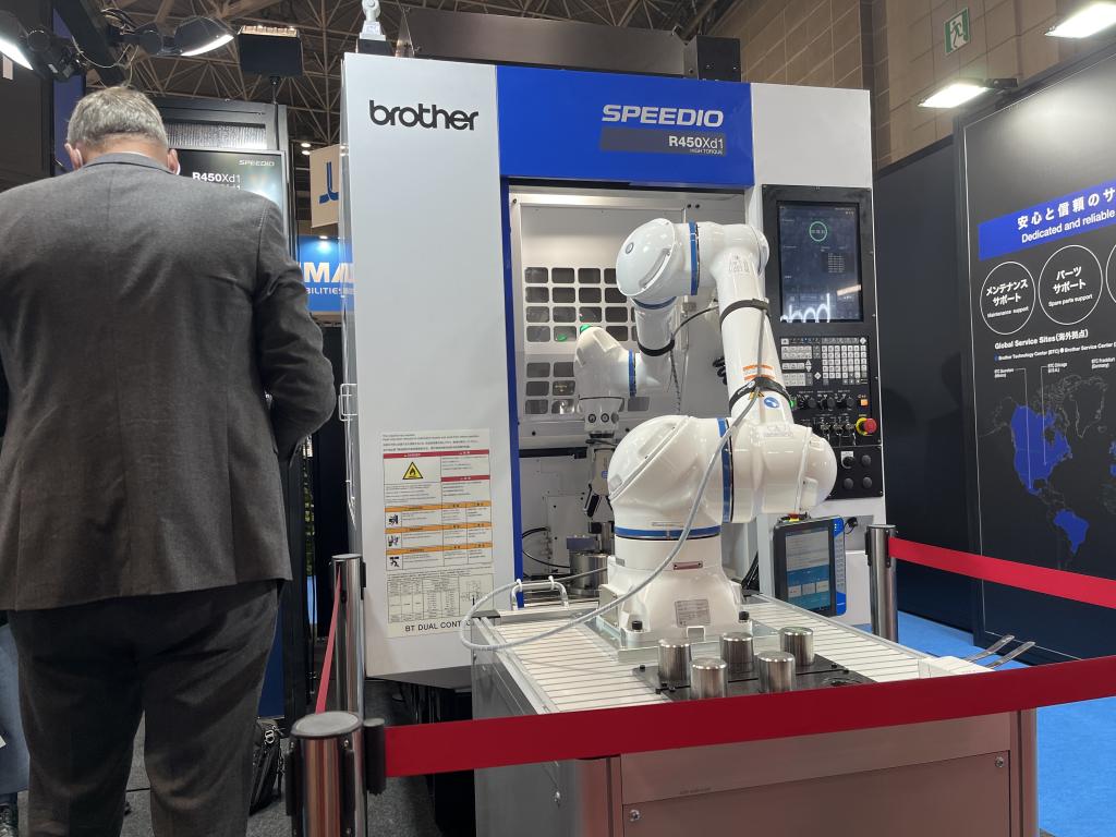 ブラザー工業のブース写真4