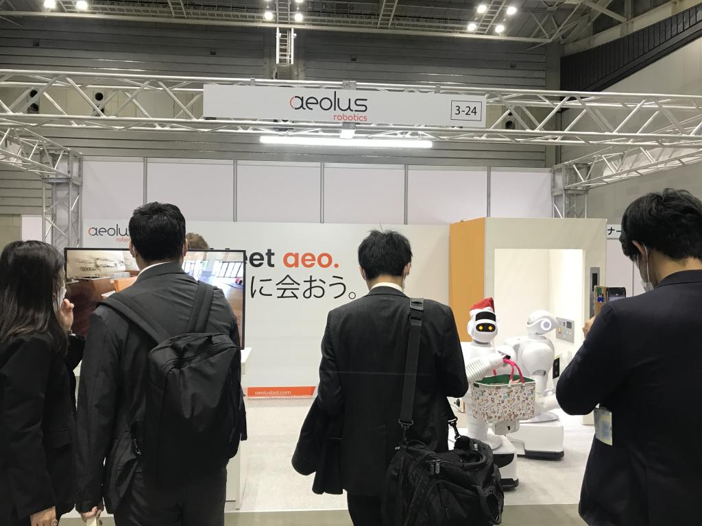 アイオロスロボティクスのブース写真1
