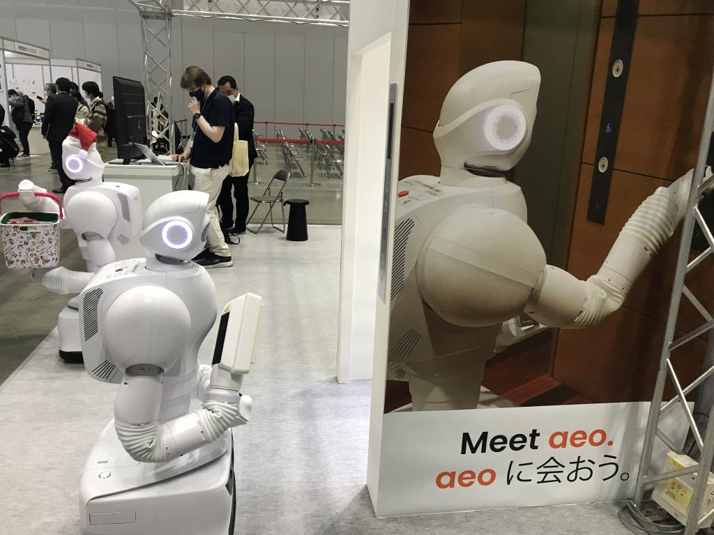 アイオロスロボティクスのブース写真2