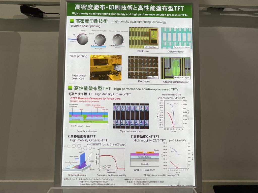 山形大学 有機エレクトロニクスイノベーションセンターのブース写真7
