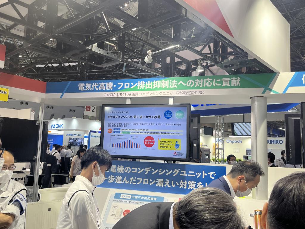 三菱電機のブース写真14