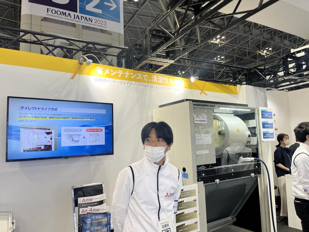 三菱電機のブース写真16