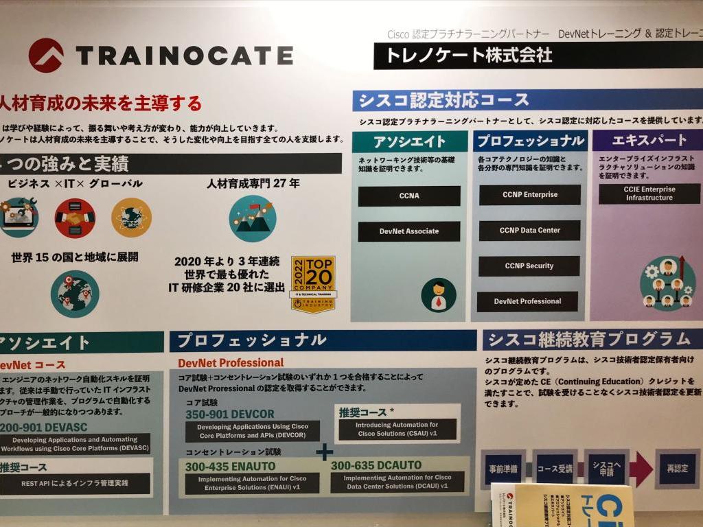 トレノケートのブース写真2