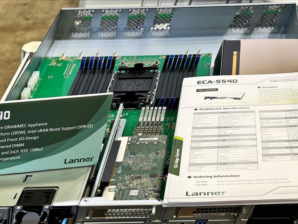 Lanner Electronicsのブース写真5