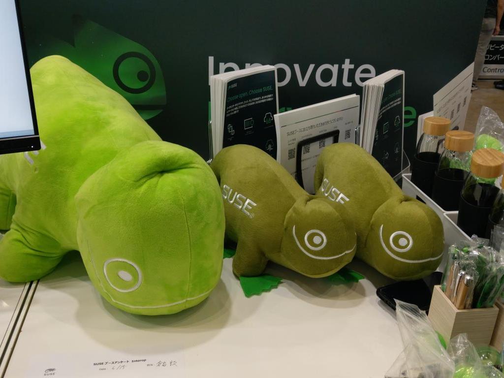 SUSE ソフトウェア ソリューションズ ジャパンのブース写真2