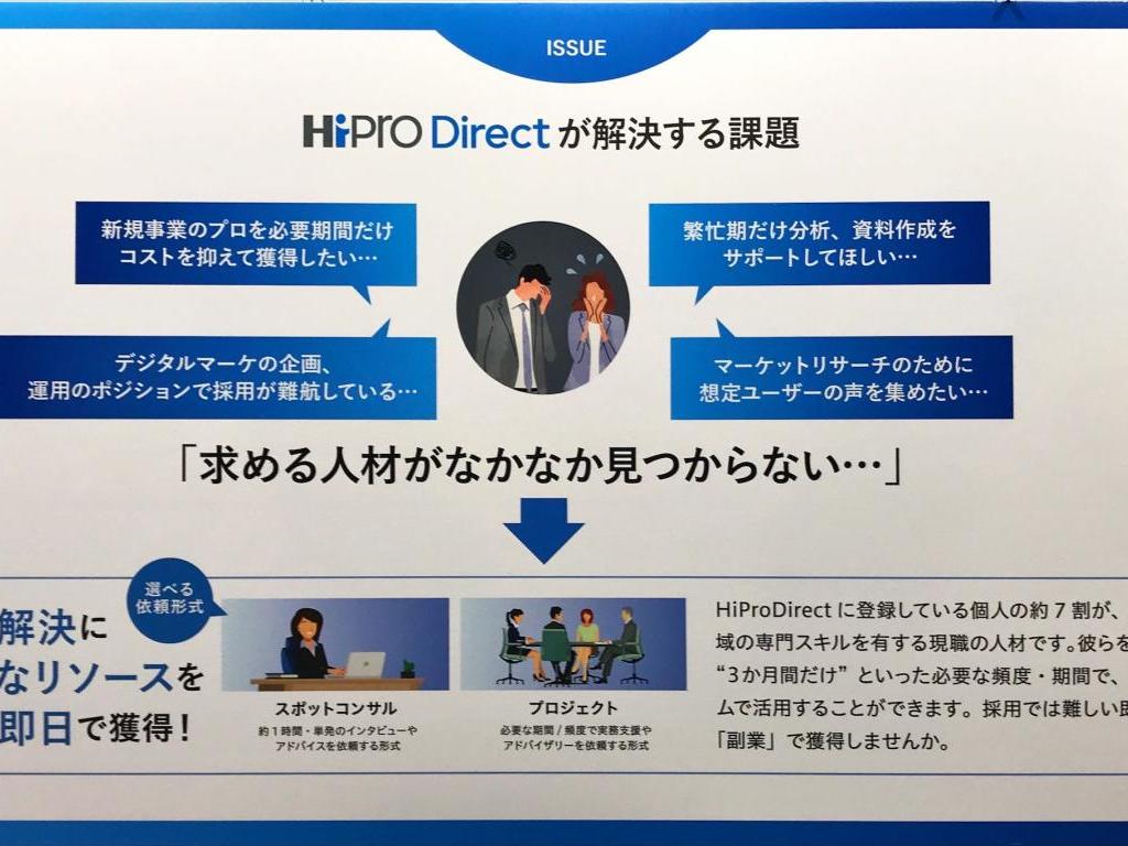 パーソルキャリア　HiPro Directのブース写真2