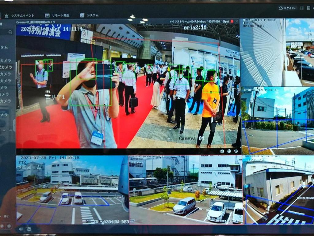 日工電子工業のブース写真2