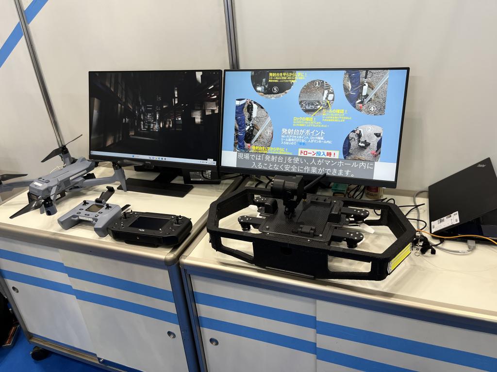 ミラテクドローンのブース写真6