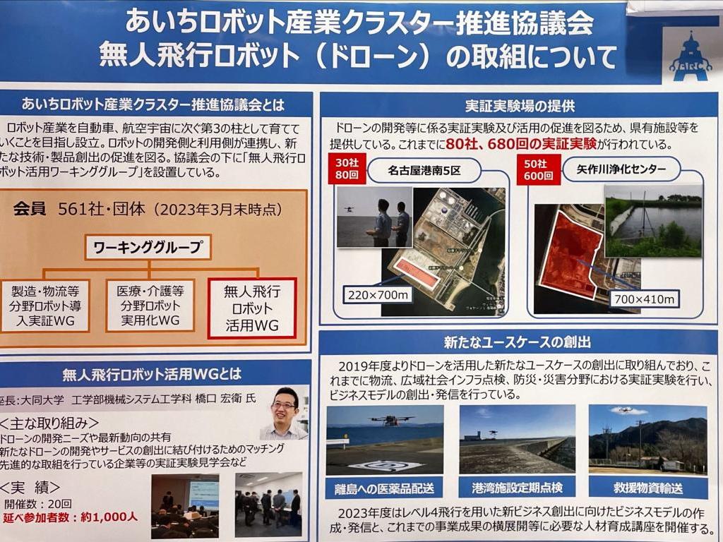 日本ドローンコンソーシアムのブース写真2