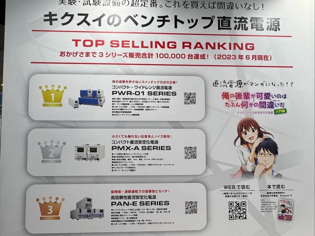 菊水電子工業のブース写真8