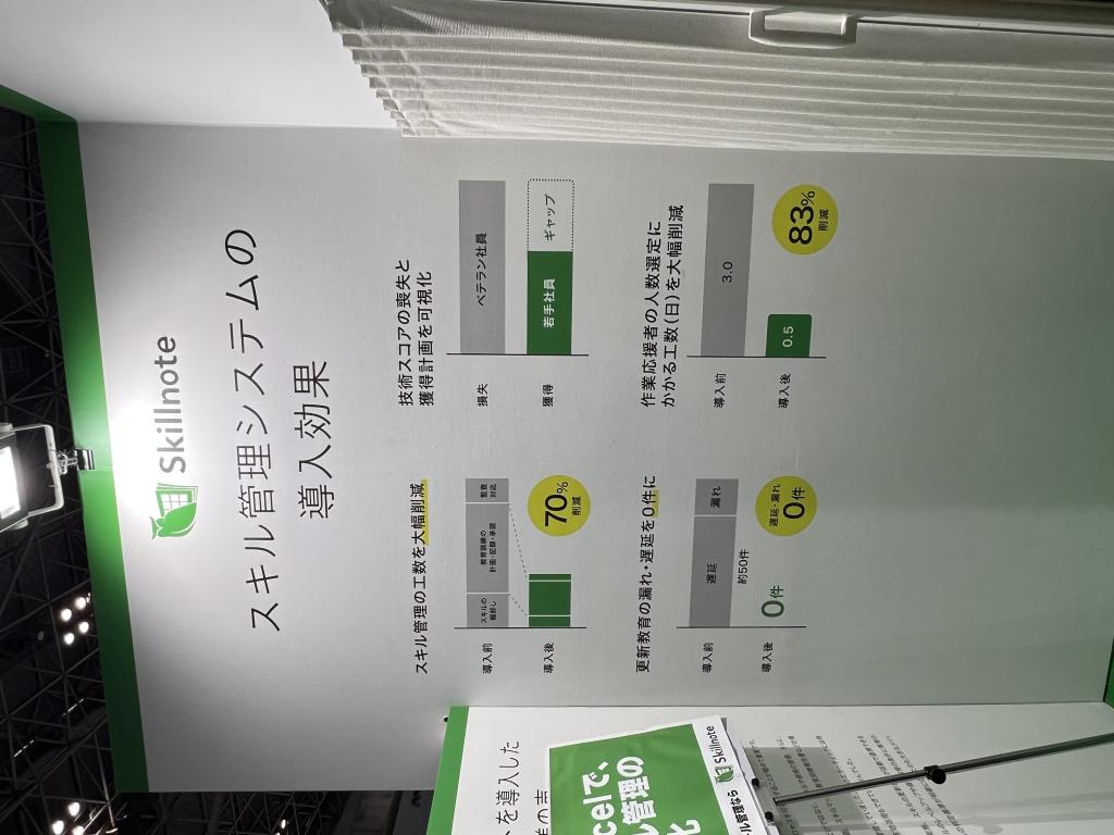Skillnoteのブース写真2