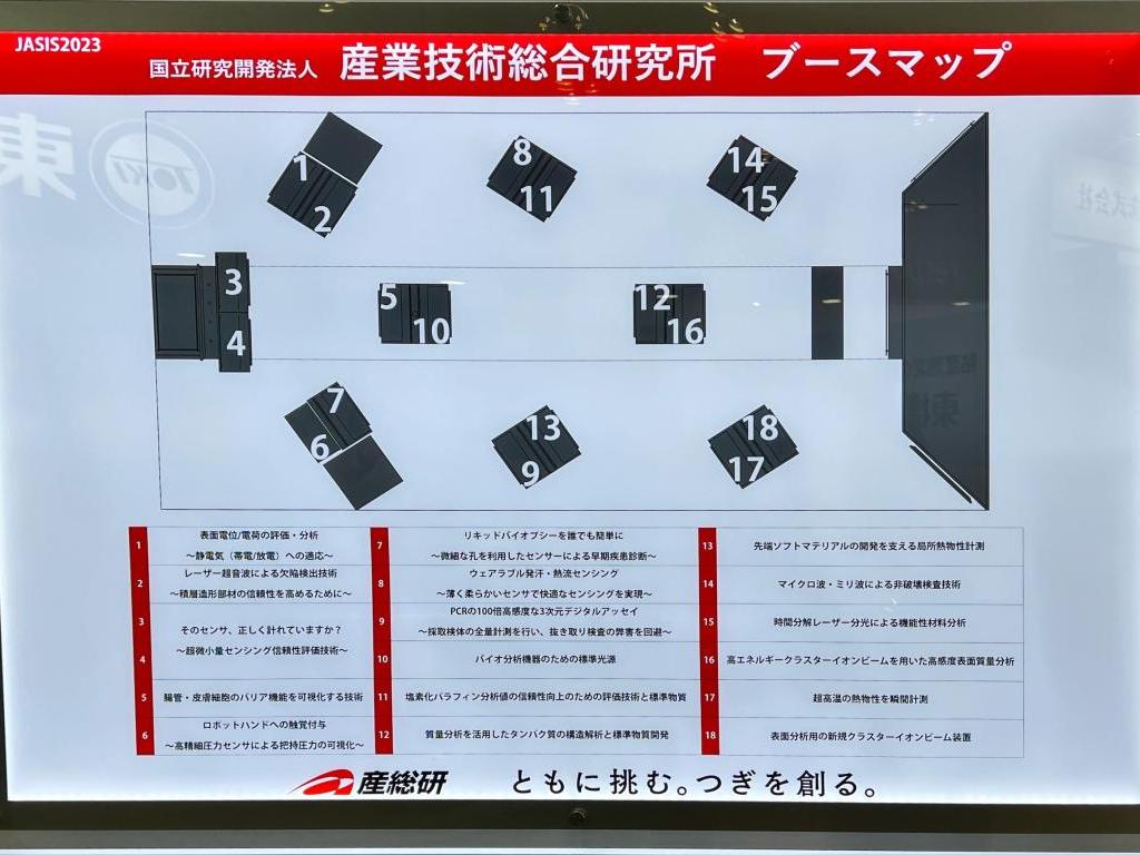 産業技術総合研究所のブース写真2