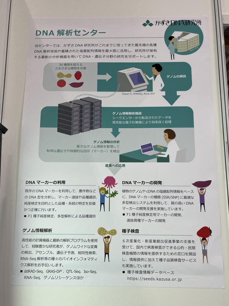 かずさDNA研究所のブース写真3