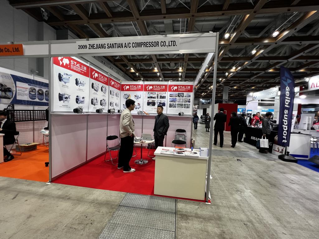 ZHEJIANG SANTIAN A/C COMPRESSOR CO.LTD.のブース写真1