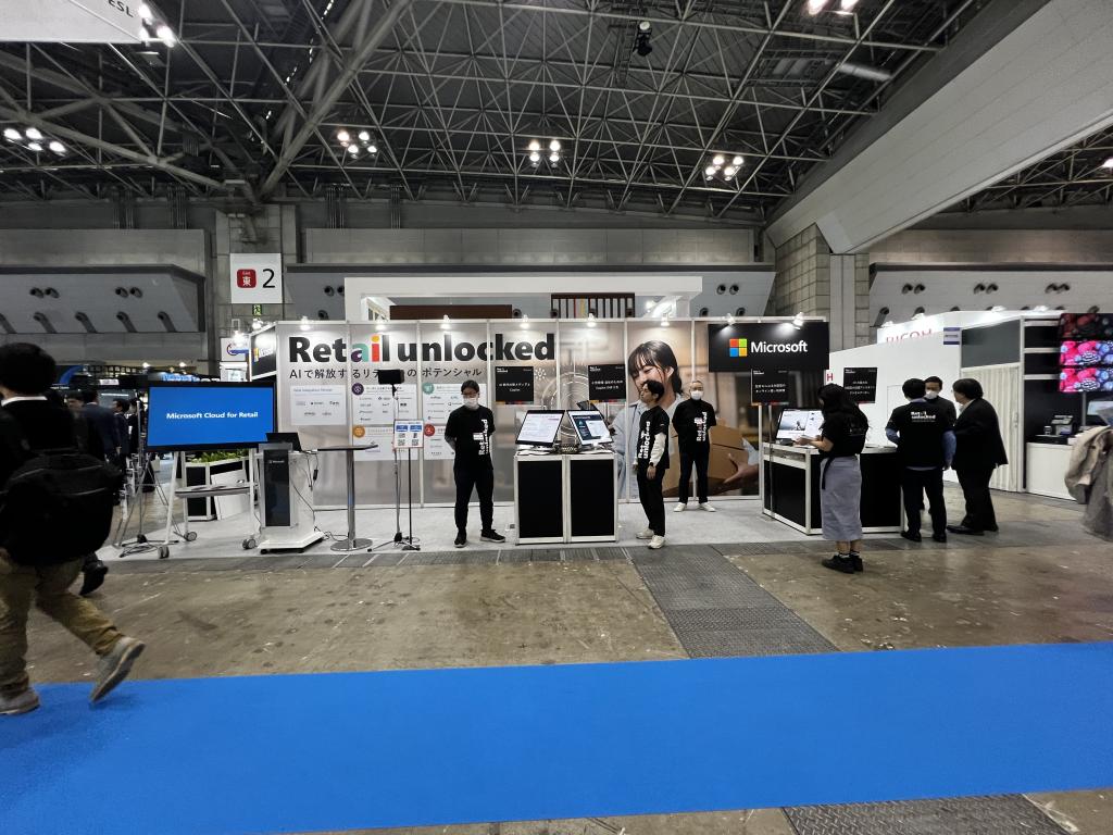日本マイクロソフトのブース写真1