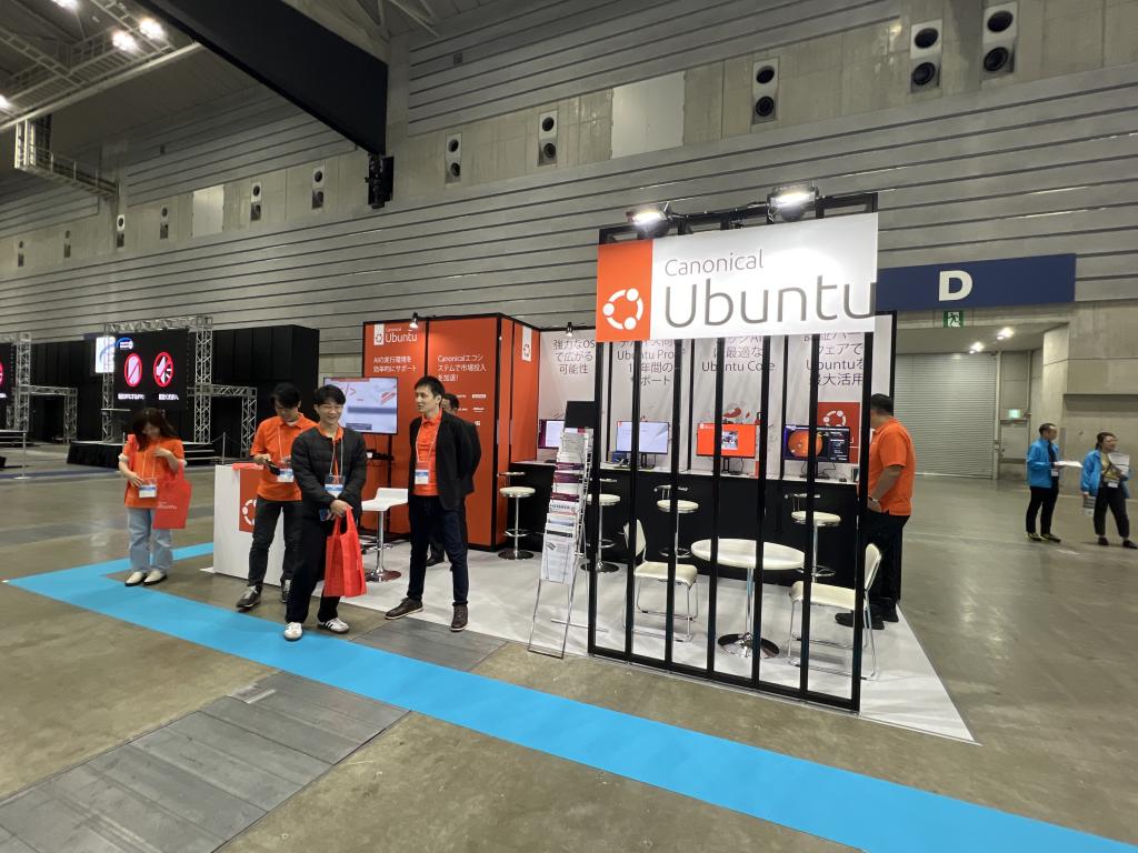 Canonical Japanのブース写真1