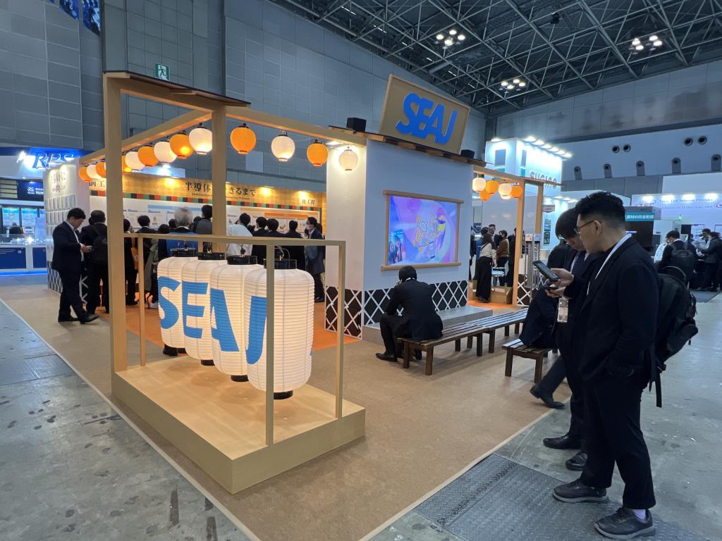 日本半導体製造装置協会のブース写真1