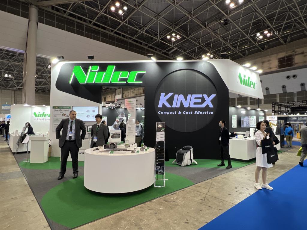 ニデックドライブテクノロジーのブース写真1