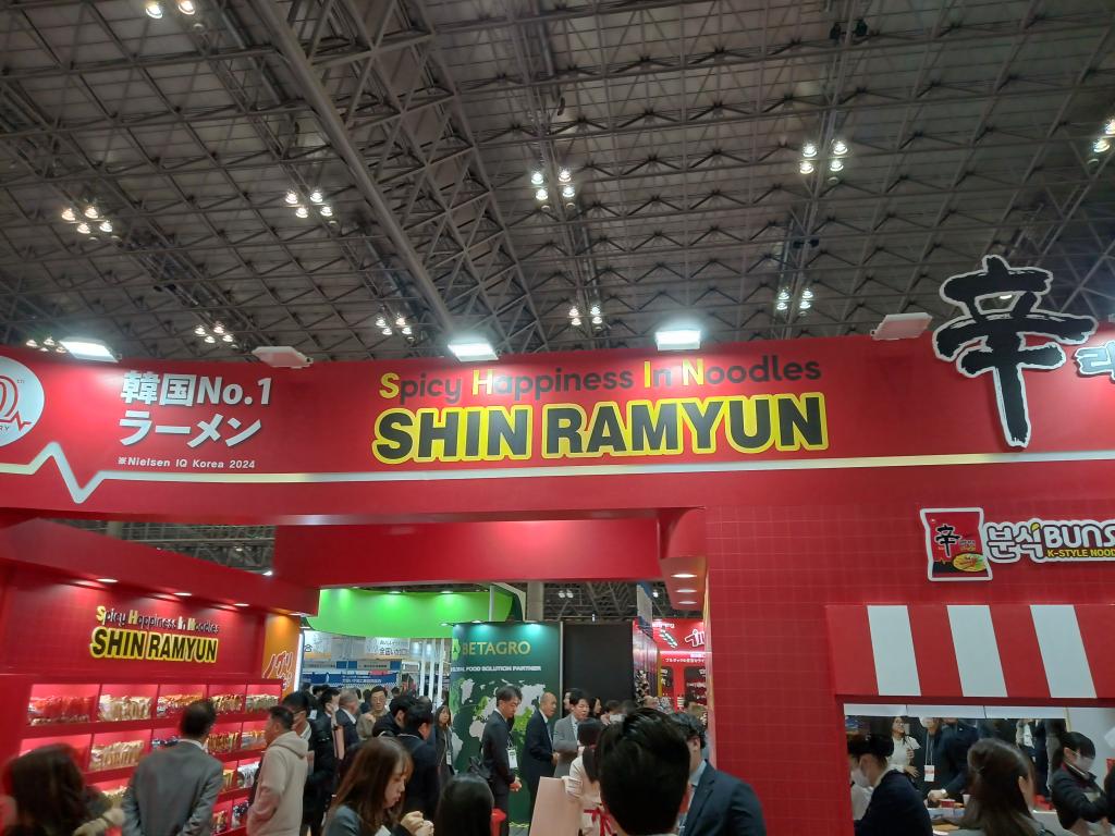 農心ジャパンのブース写真1