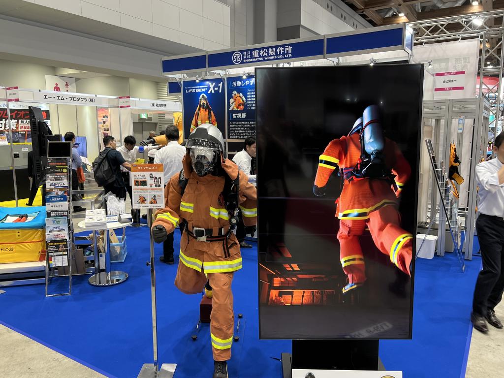 重松製作所のブース写真1